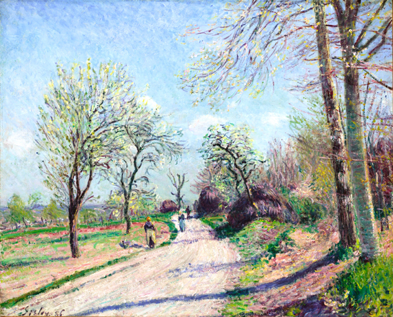 Road from Veneux to Moret-Spring Day 1886