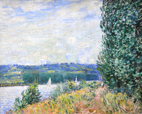 La Seine à la Bouille, coup de vent