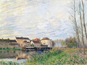 Evening in Moret, End of October 1888