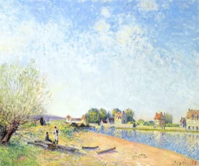 Le Canal Du Loing à Saint Mammès