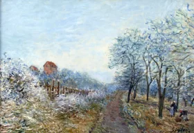Le Givre à Veneux 1880