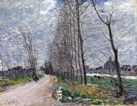 Willows In the Morning, 1920-26-Right Panel Vue de Moret Sur Loing