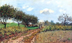 Weeping Willow, 1918 The Road at Campagne 1876