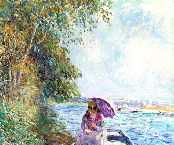 En Canot à Veneux, après, Midi de Septembre