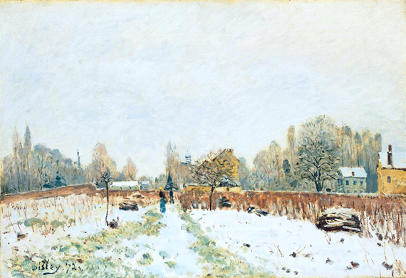 Louveciennes in the Snow 1872