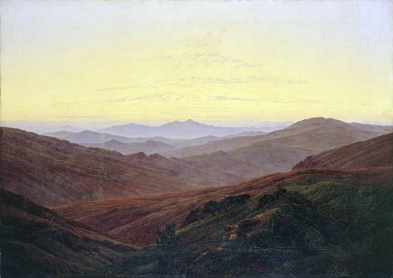 Riesengebirge by Caspar David Friedrich, oil painting reproduction on canvas Riesengebirge