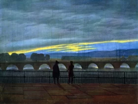 August Bridge in Dresden 1820