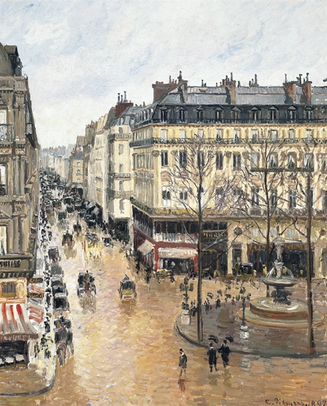Rue Saint-Honoré in the afternoon. Effect of Rain 1897