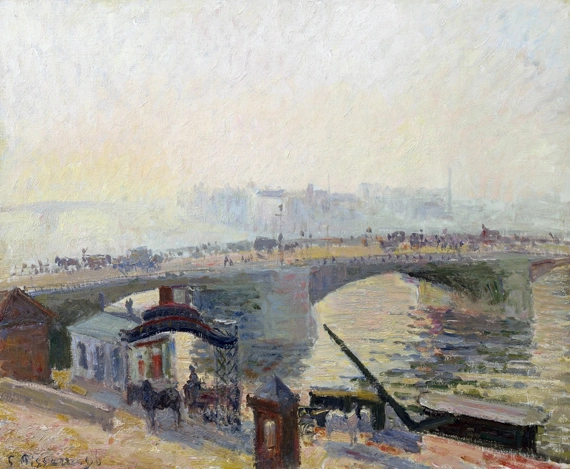 Le Pont Boieldieu à Rouen, Effet de Brume 1896