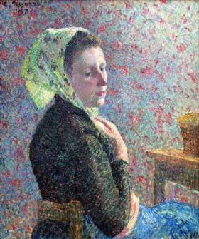 Woman With Green Scarf 1893