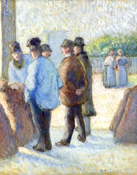 Market Place Scene 1887