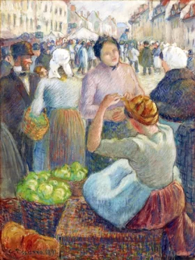 The Marketplace, Gisors 1891