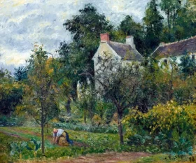 La Maison Rondest et Son Jardin à L'Hermitage, Pontoise 1878