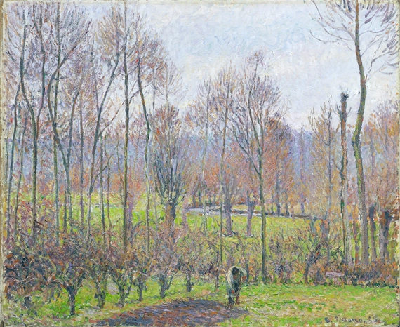 Peupliers, Temps Gris, ÉRagny 1895