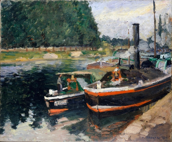 Barges at Pontoise 1876
