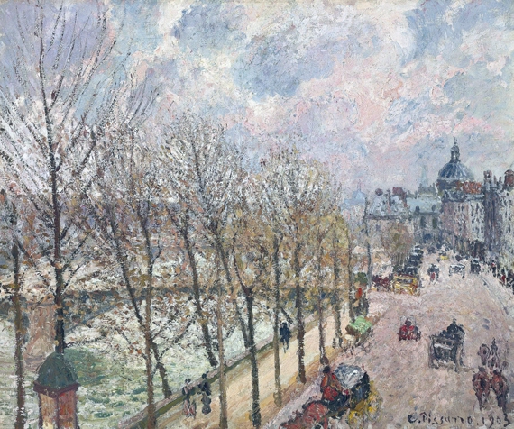 Le Quai Malaquais et L'Institut 1903