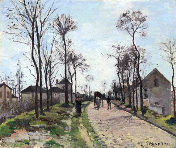 La Route de Saint-Germain, Louveciennes, 1870