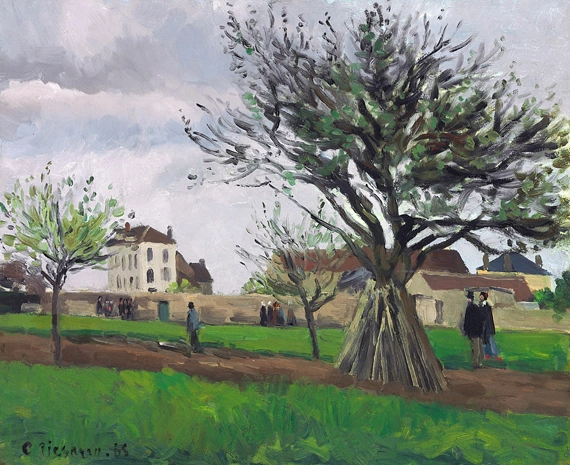 Apple Trees at Pontoise, the House of PèRe Gallien 1868