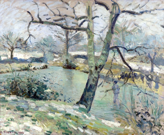 L'ÉTang de Montfoucault, Effet D'Hiver, 1874
