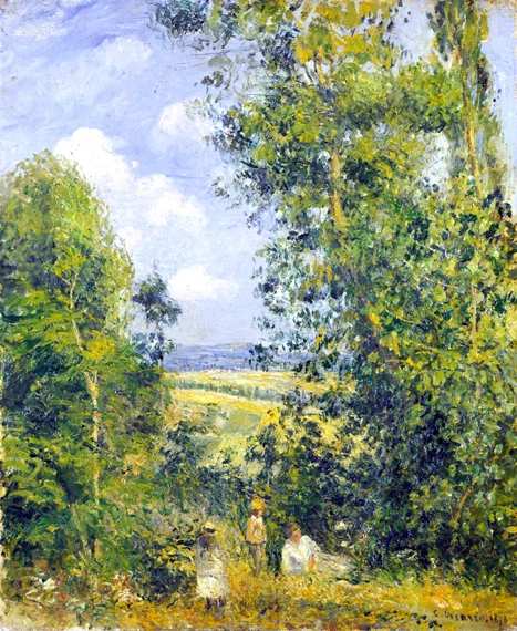 Resting under Trees Near Pontoise, 1878
