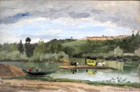 Placeholder-000139 The Ferry at La Varenne-Saint-Hilaire 1864