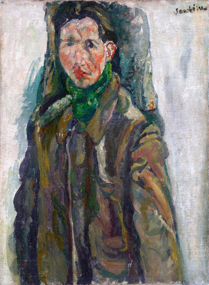 Self-Portrait by Curtain 1917
