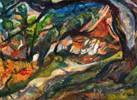 Landscape with House and Tree (Paysage avec maison et arbre)