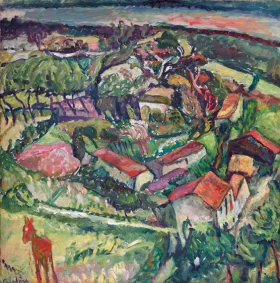 Paysage à l'âne