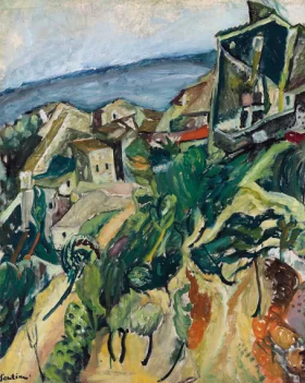 Maisons au bord de mer 1918