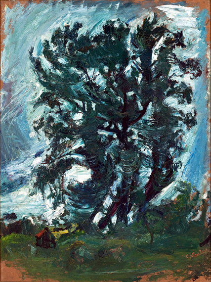 A grande árvore 1942 by Chaïm Soutine, oil painting reproduction on canvas A grande árvore 1942