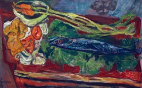 Nature morte au poisson 1922