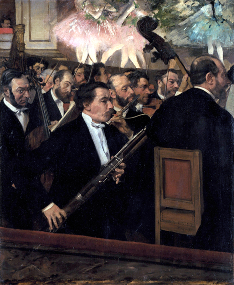 The Orchestra at the Opera 1870
