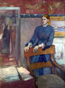 Helene Rouart in her Father's Study 1886