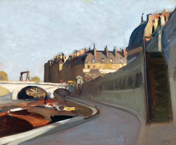 Le Quai Des Grands Augustins 1909 by Edward Hopper, oil painting reproduction on canvas Le Quai Des Grands Augustins 1909