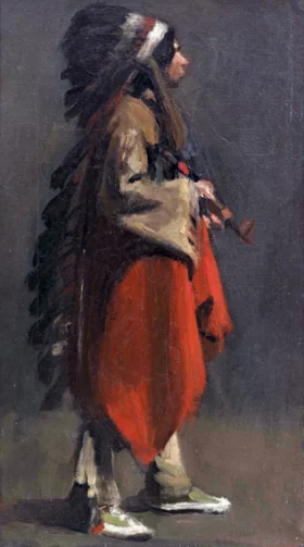 Standing Indian Chief 1901