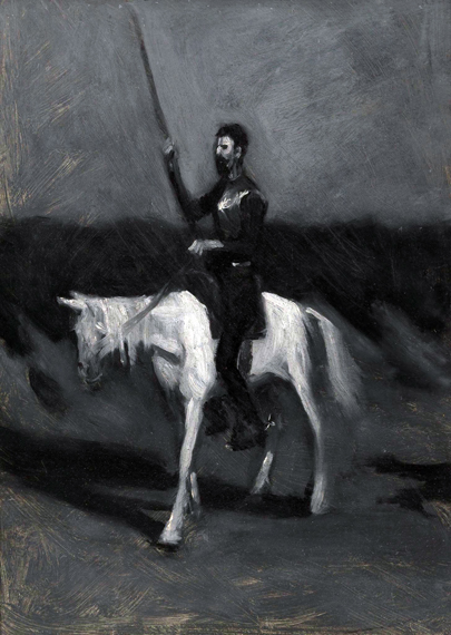 Don Quixote on Horseback by Edward Hopper, oil painting reproduction on canvas Don Quixote on Horseback