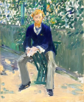 George Moore in the Artist's Garden 1879