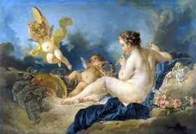 Seated Nymph with Flutes