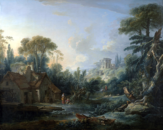 Landscape with a Water Mill 1740