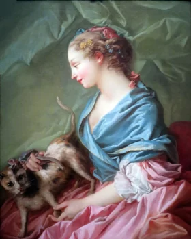 Woman with a Cat