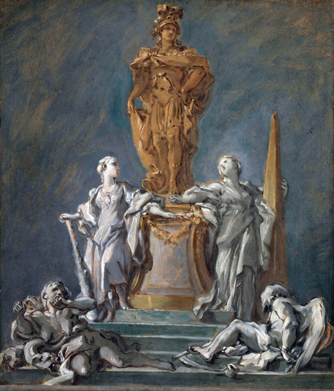 Study for a Monument to a Princely Figure