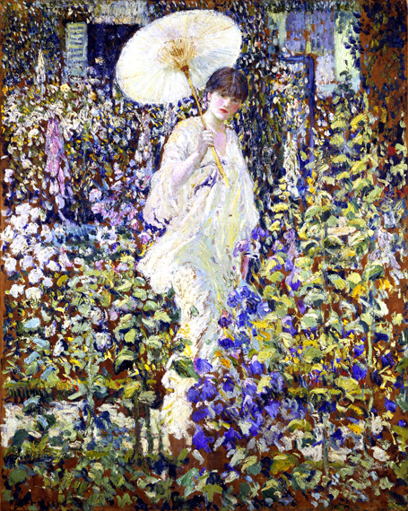 Sun And Wind by Frederick Carl Frieseke, oil painting reproduction on canvas Sun And Wind