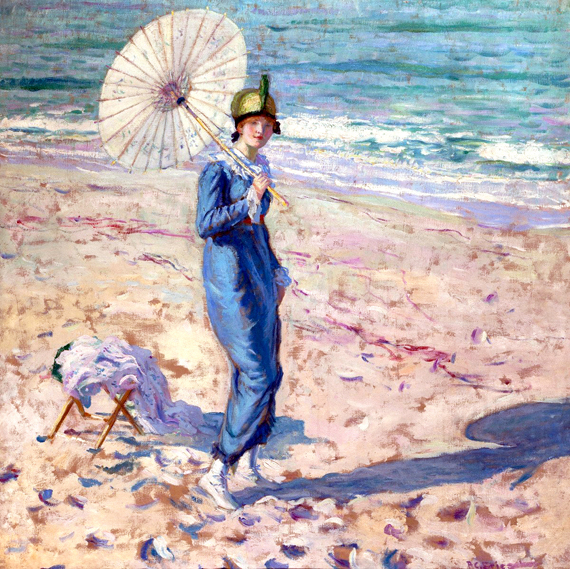On The Beach (Girl In Blue)
