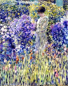Deux paysans russes Lady In A Garden