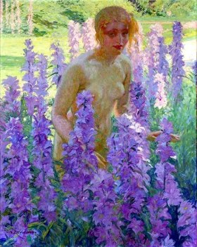 Le quai aux fleurs Nude In Flowers