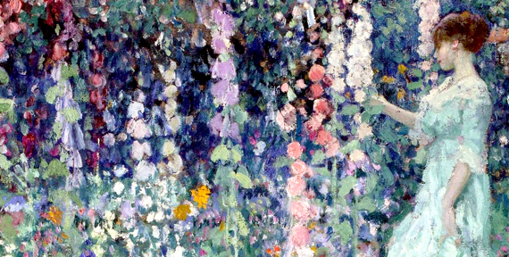 Hollyhocks