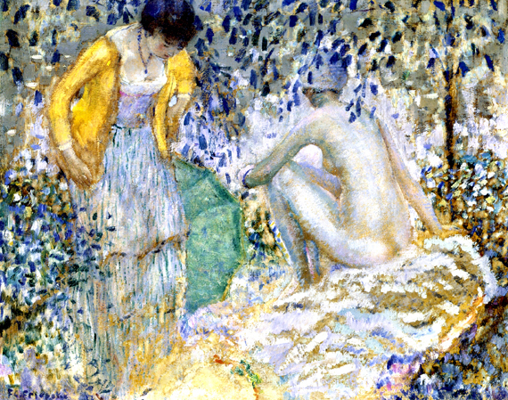Two Women on the Grass