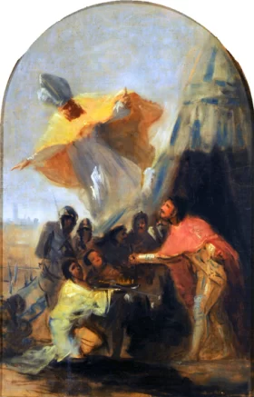 Girl in Green Appearance of Saint Isidore to King Ferdinand the Holy before the walls of Seville