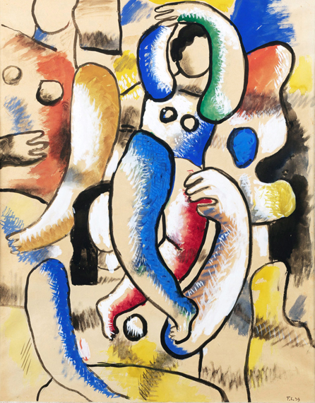 Femmes by Fernand Leger, oil painting reproduction on canvas Femmes