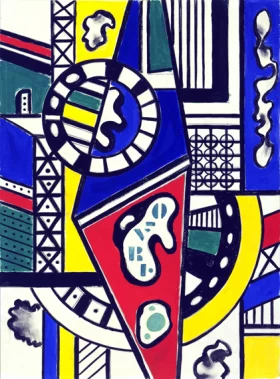 Study for Cinematic Mural, Study VII